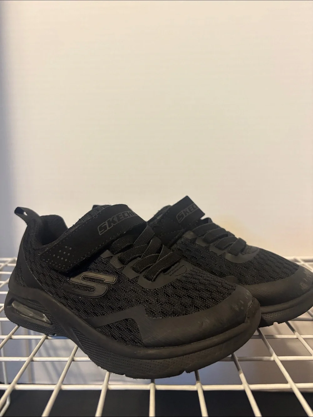 Skechers Kids Black Slip-On Athletic Sneakers
